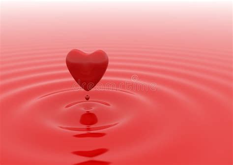Heart Red Water Drop Stock Illustration Illustration Of Healthy 18116974