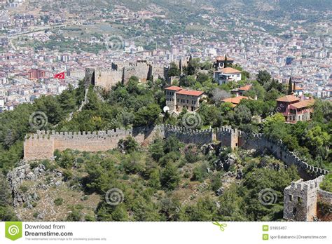 Alanya Turkey Ancient Fortress Editorial Photography Image Of