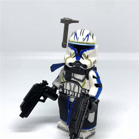 Captain Rex Minifigure Star Wars 501st Clone Trooper 2 Dc 17 Etsy Uk