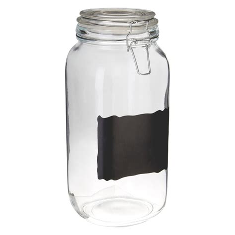 Mason Glass Jam Preserve Jars Clip Top Lid Airtight Storage Jar Food