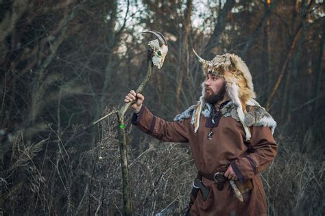 Viking Tribal Nordic Pagan Druid Shaman Woodman Forester Druid Bradley