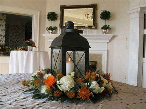 Fall Lantern Centerpieces Wedding Decoration