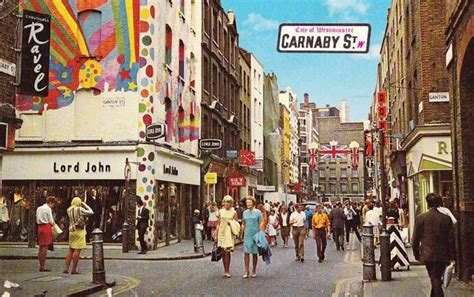 Postcards Carnaby Street Over Amped In 1966 Flashbak In 2020