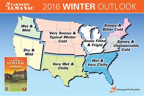 2016 Winter Weather Outlook By The Farmers Almanac Snowbrains