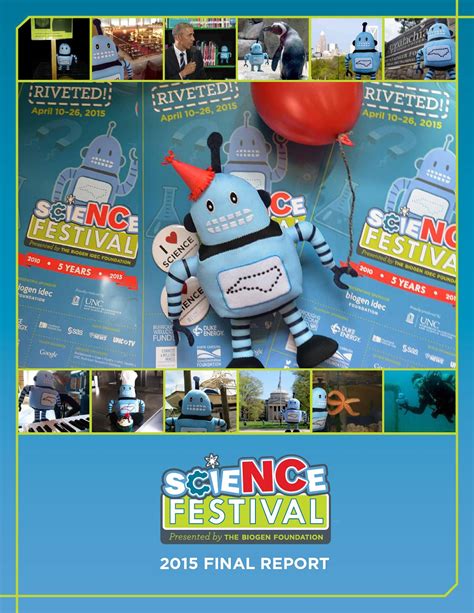 North Carolina Science Festival 2015 Final Report By Morehead