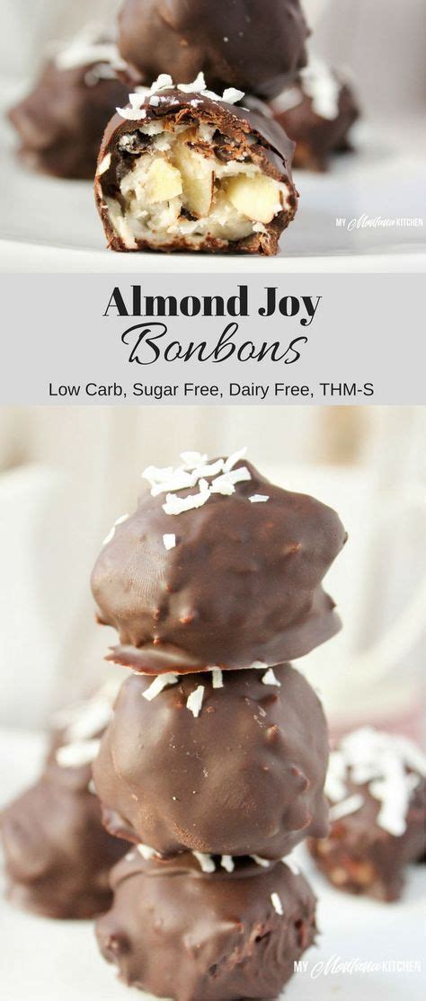 Member recipes for no sugar no dairy desserts. Low Carb Almond Joy Bonbons (Sugar Free, Dairy Fre… | Low ...