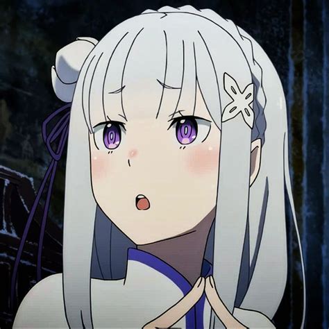 Emilia Icon Re Zero Anime Cover Photo Anime Anime Art