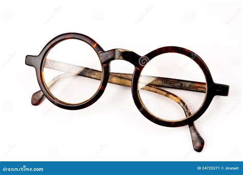 Old Glasses Isolated Stock Image Image 24725271
