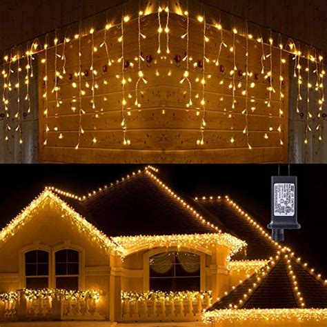 Toodour Christmas Icicle Lights Outdoor 360 Led 295ft 8 Modes — Deals