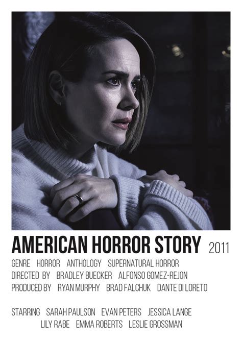 American Horror Story Polaroid Poster American Horror Story Movie