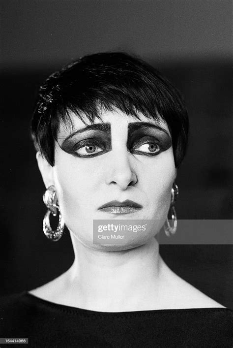 English Singer Siouxsie Sioux From Siouxsie And The Banshees Posed In
