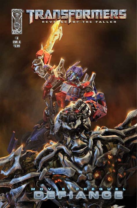 The transformers themselves are almost inconsequential. Revenge of the Fallen Movie Prequel: Alliance #4 ...