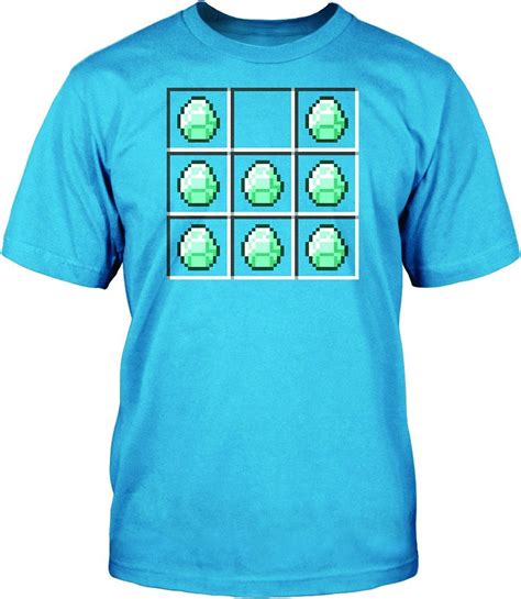 Official Minecraft T Shirts Mine Craft Diamond Crafting Youth Tshirt