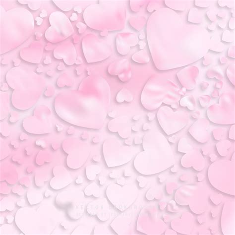 Light Pink Heart Background