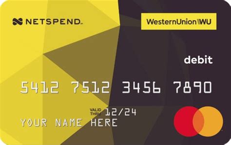 Western Union® Netspend® Mastercard® Prepaid Card Apply Online