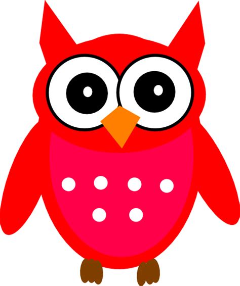 Red Owl Clip Art At Vector Clip Art Online Royalty Free