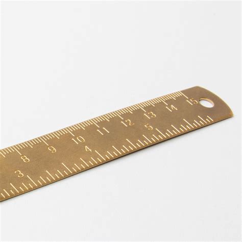 Brass Ruler 15cm