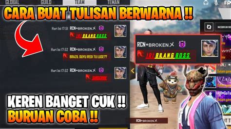 Cara membuat logo berwarna keren. CARA MEMBUAT TULISAN BERWARNA DI FREEFIRE - YouTube