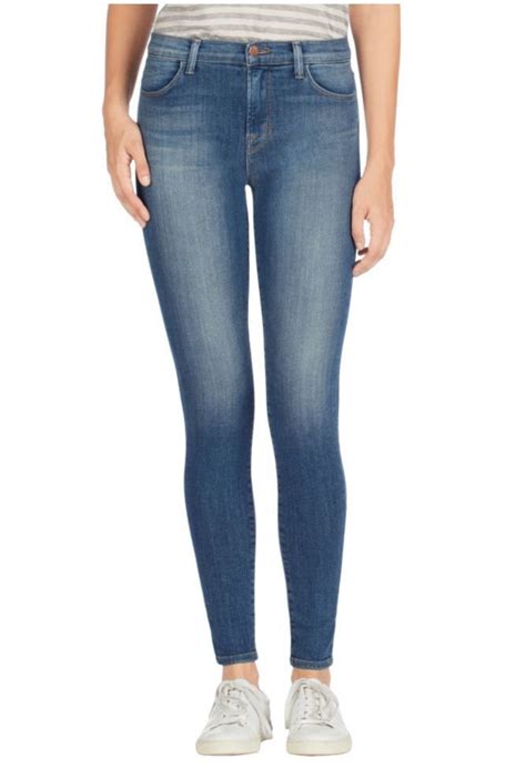 J Brand Maria High Rise Slim Skinny Jeans Pants Disclosure Light Blue
