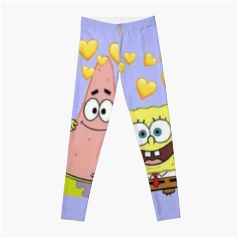 Spongebob And Patrick Leggings Redbubble