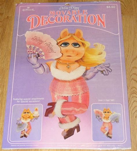 Vintage 1981 Sealed Muppets Miss Piggy Hallmark Birthday Movable