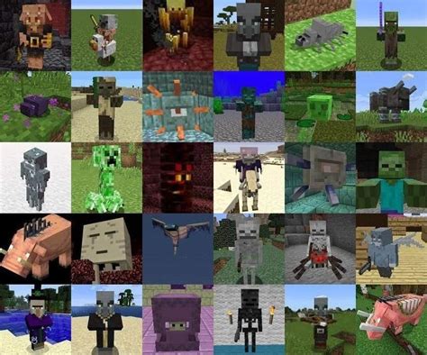 Click The Minecraft Hostile Mobs Quiz By Jimbaz