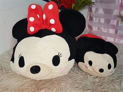 Preloved Big Minnie Mouse And Small Mickey Mouse Bundle Hobbies And Toys