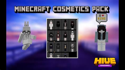 Mcpemcbe Cosmetics Pack Works On Hive Youtube