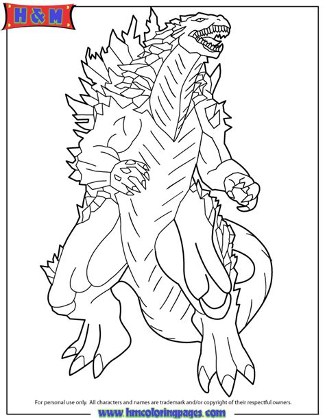 Download or print this amazing coloring page: Free Coloring Pages Of Godzilla, Download Free Coloring ...