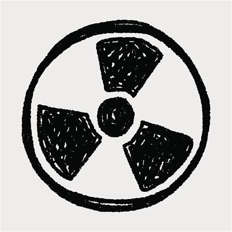 Drawing Of Radioactivity Symbol Illustrations Royalty Free Vector
