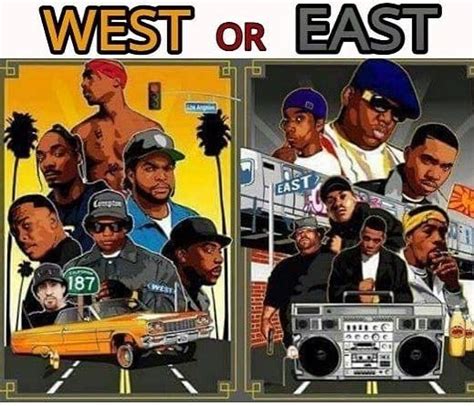 Real Hip Hop On Instagram West Or East Who Wins Mode