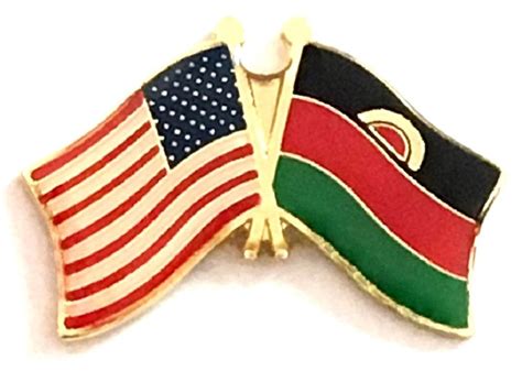Malawi Flag Friendship Lapel Pins World Flag Friendship Lapel Pin