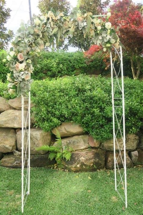 Decorated Garden Wedding Arch With Beautiful Seasonal Sydney Native