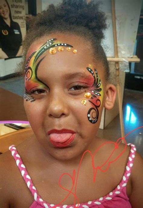 Carnival Eyes Face Painting Designs Girl Face Paint Party