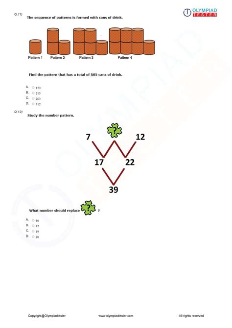 Class 5 Logical Reasoning Worksheet 04 Worksheets For Class 1