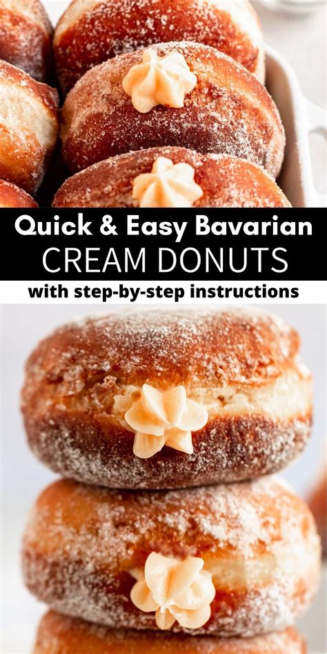 Bavarian Cream Donut Recipe Bavarian Cream Filling Pastry Cream