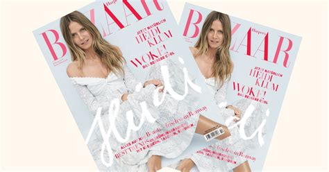 Heidi Klum Jetzt Auf Dem Harpers Bazaar Cover