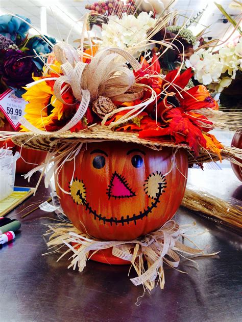 Pumpkin Scarecrow So Excited About These 2014 By Tiffany Pickerel