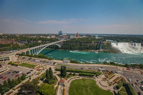 Niagara Falls And Rainbow Bridge Canada