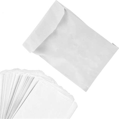 Paper Sandwich Bags Bulk Wax Paper 200 Pack 7 X 6 X 1 Wet Wax Paper Bags Food Grade