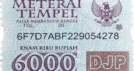 Apa itu Meterai? dan Apa Fungsi Serta Kegunaan Meterai ...