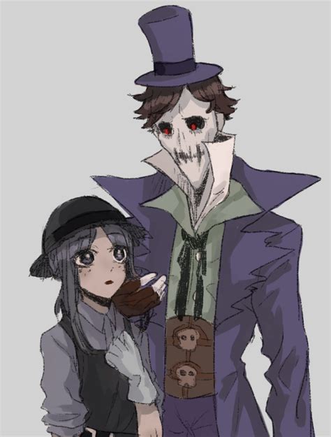 Identity V Emma Woods Gardener And Jack Artist The Ripper 第五人格 By 白鸮 Tasuosite Lofter