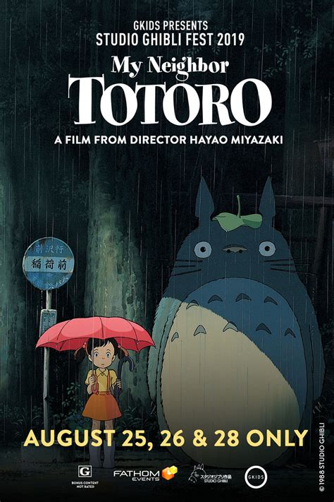 We bring you this movie in multiple definitions. My Neighbor Totoro - Studio Ghibli Fest 2019 at an AMC ...