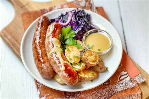 Sheet Pan German Bratwurst Potatoes And Cabbage 31 Daily