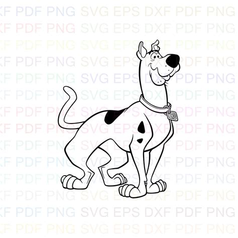 Scooby Doo 2 Svg Dxf Eps Pdf Png Cricut Cutting File Etsy