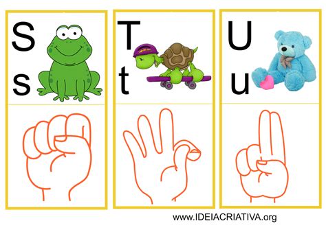 Flash Cards Letras Do Alfabeto Libras Ideia Criativa Gi Carvalho Educação Infantil