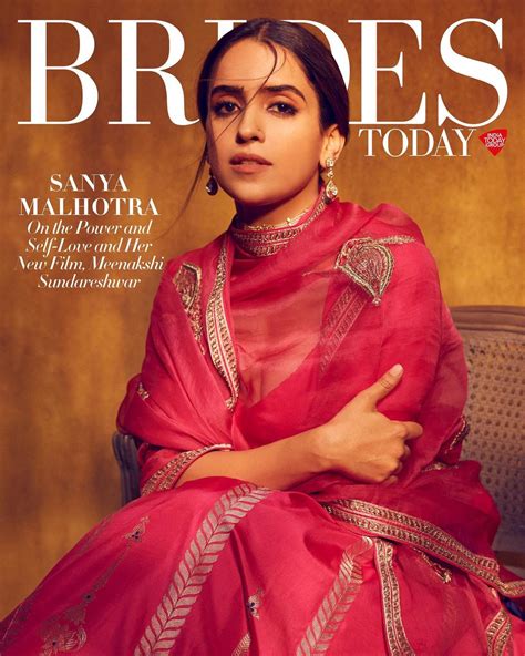 Sanya Malhotra Stuns As Cover Girl Of Leading Bridal Magazine Check