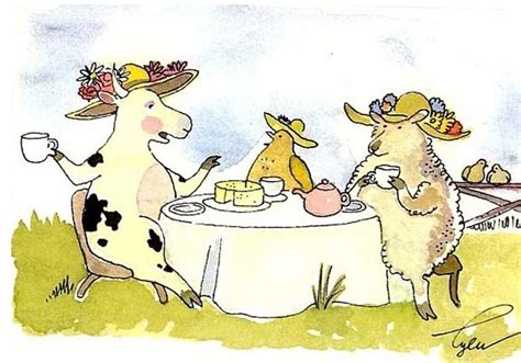 Funny Animals Greeting Card Cow Card Sheep Greeting Card Etsy