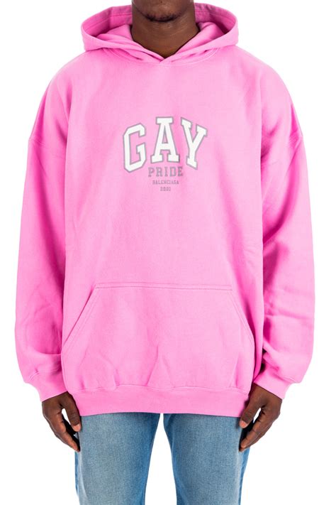 Pink Gay Pride Hoodie Vvtipico