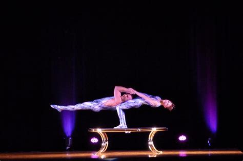 Duo Contortion Show That Combines Balance Flexibility And Strength